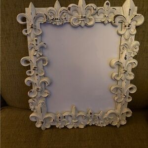 Beautiful detailed 8x10 Fleur de Lis frame. NWOT